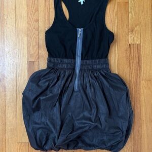 Charlotte Russe Black and Gray Dress